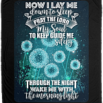 Now I Lay Me Down To Sleep Pray The Lord My Soul To Keep Fleece Blanket-Premium Sherpa Blanket-Woven Blanket