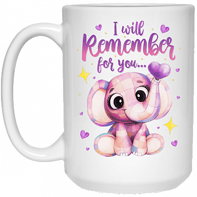 15 oz. White Mug