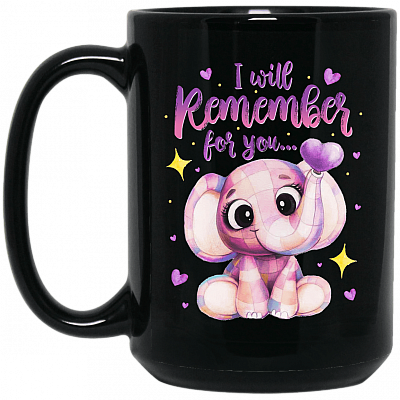 15 oz. Black Mug
