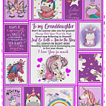 To My Granddaughter Don't Let Anyone Take You For Granted Fleece Blanket-Premium Sherpa Blanket-Woven Blanket