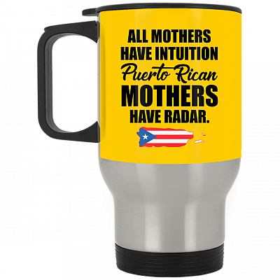 14 oz. Silver Travel Mug