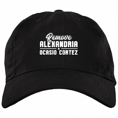 Remove Alexandria Ocasio-Cortez Twill Cap - High-Profile Snapback -Trucker Hat