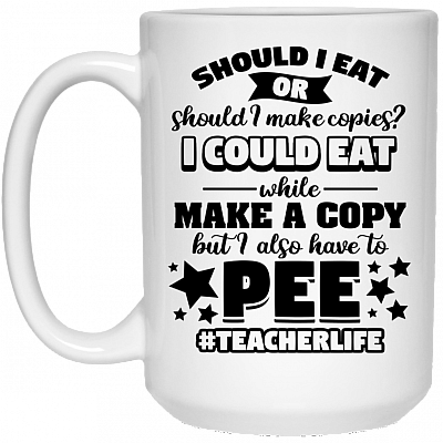 15 oz. White Mug