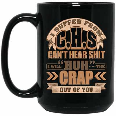 15 oz. Black Mug