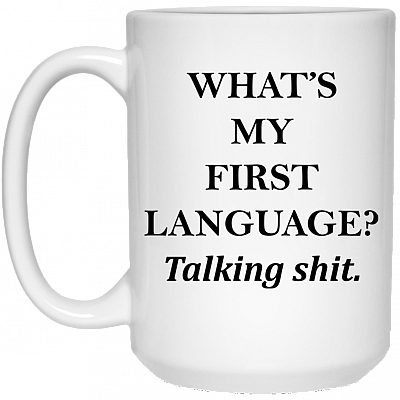 15 oz. White Mug