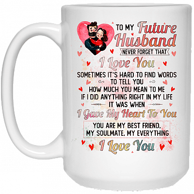 15 oz. White Mug