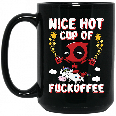 15 oz. Black Mug