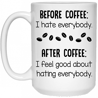 15 oz. White Mug