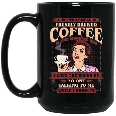 15 oz. Black Mug