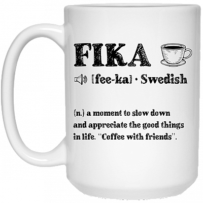 15 oz. White Mug
