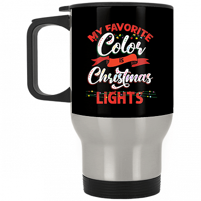 14 oz. Silver Travel Mug