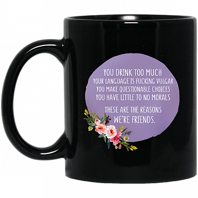 11 oz. Black Mug