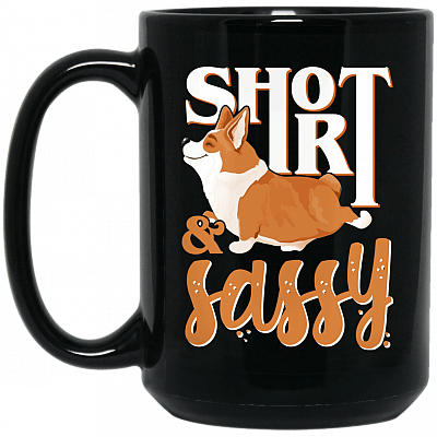 15 oz. Black Mug