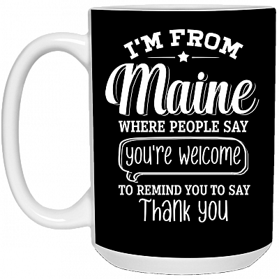 15 oz. White Mug