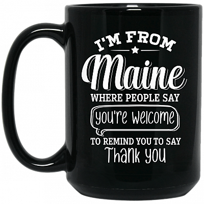 15 oz. Black Mug