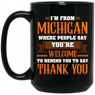 15 oz. Black Mug