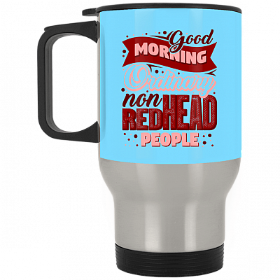 14 oz. Silver Travel Mug