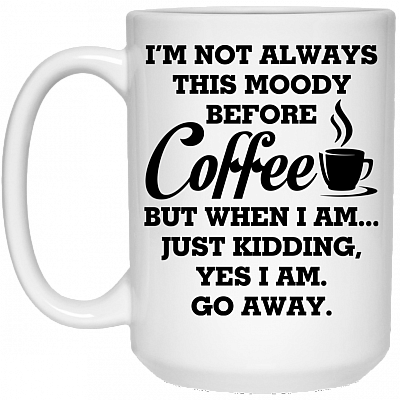 15 oz. White Mug