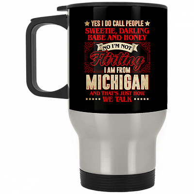 14 oz. Silver Travel Mug