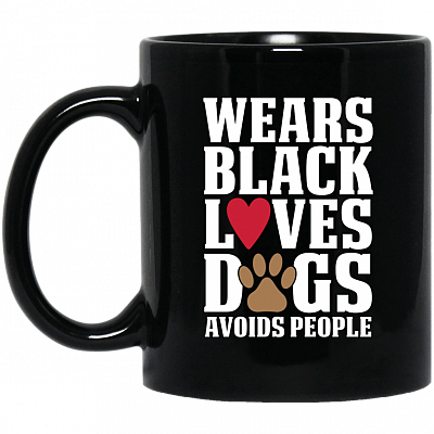 11 oz. Black Mug