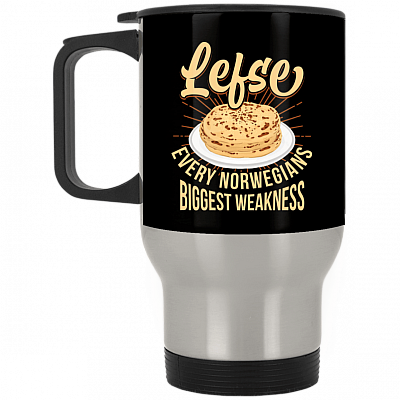 14 oz. Silver Travel Mug