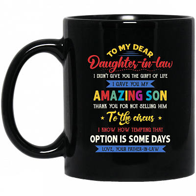 11 oz. Black Mug