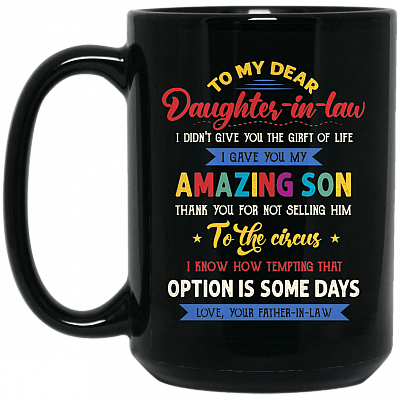 15 oz. Black Mug