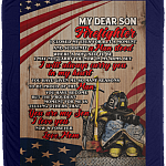 My Dear Firefighter I Closed My Eyes For But A Moment And Suddenly Fleece Blanket - Premium Sherpa Blanket