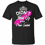 Didn't Stand-Up When Plane Landed Funny T-Shirt