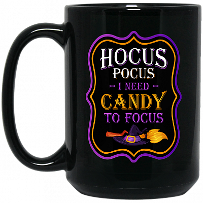 15 oz. Black Mug