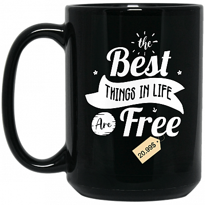 15 oz. Black Mug