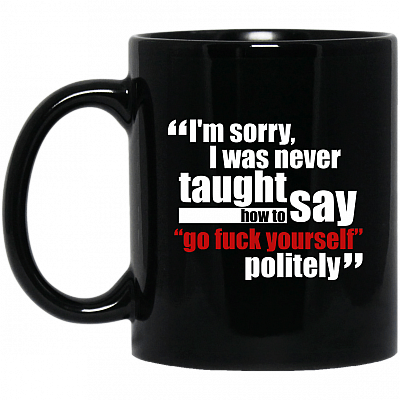 11 oz. Black Mug