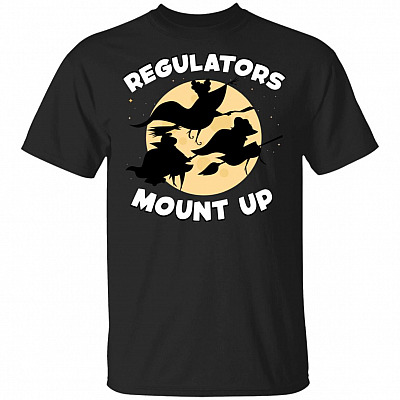 Regulators Witches Mount Up Sanderson Sisters T-Shirt Hocus Halloween V-neck