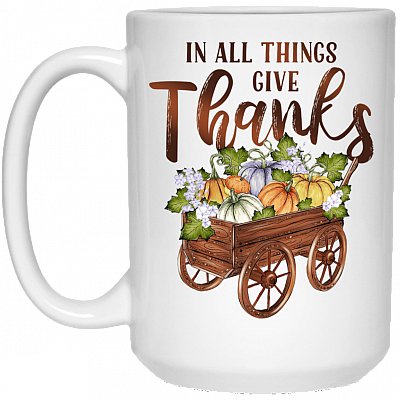 15 oz. White Mug