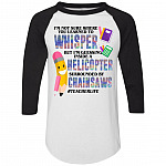 I'm Not Sure Where You Learned to Whisper 3/4 Raglan Jersey - Long Sleeve Shirt