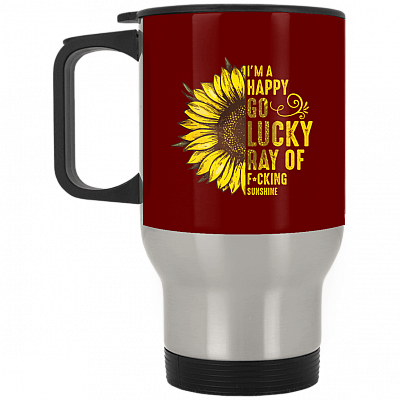14 oz. Silver Travel Mug