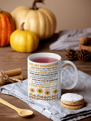 Alternative view of My Daughter Once Upon A Time There Was a Little Girl Who Stole My Heart She Called Me Mom Coffee Mug - Travel Mug