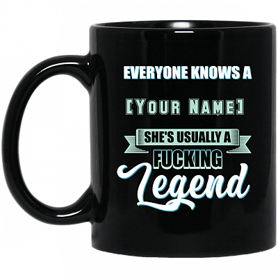 11 oz. Black Mug