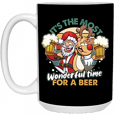 15 oz. White Mug
