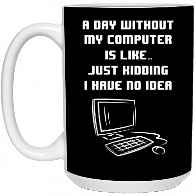 15 oz. White Mug