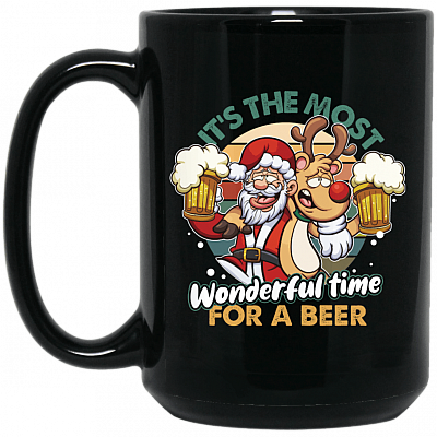 15 oz. Black Mug