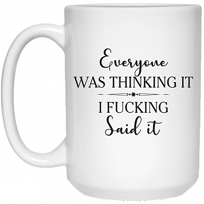 15 oz. White Mug