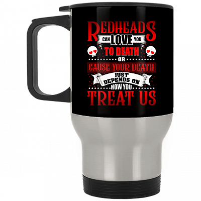 14 oz. Silver Travel Mug