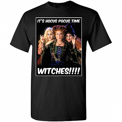 It's Hocus Poc-us Time Witches Halloween T-Shirt