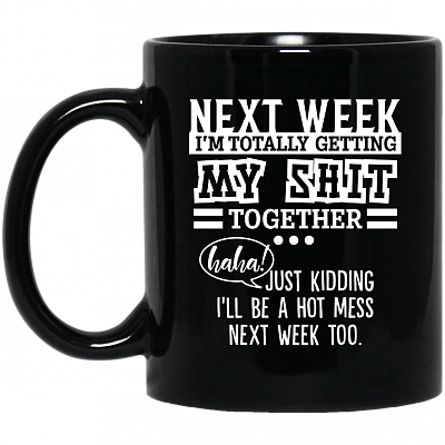 11 oz. Black Mug