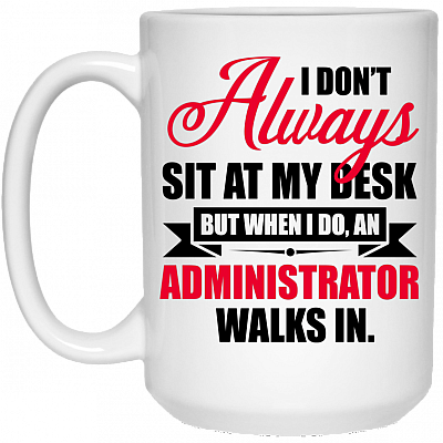 15 oz. White Mug