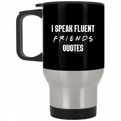 14 oz. Silver Travel Mug