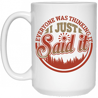 15 oz. White Mug