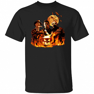 Halloween Michael Jason Freddy Hocus Three Witch T-Shirt