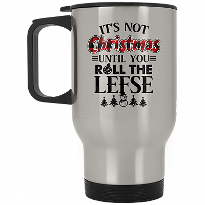 14 oz. Silver Travel Mug